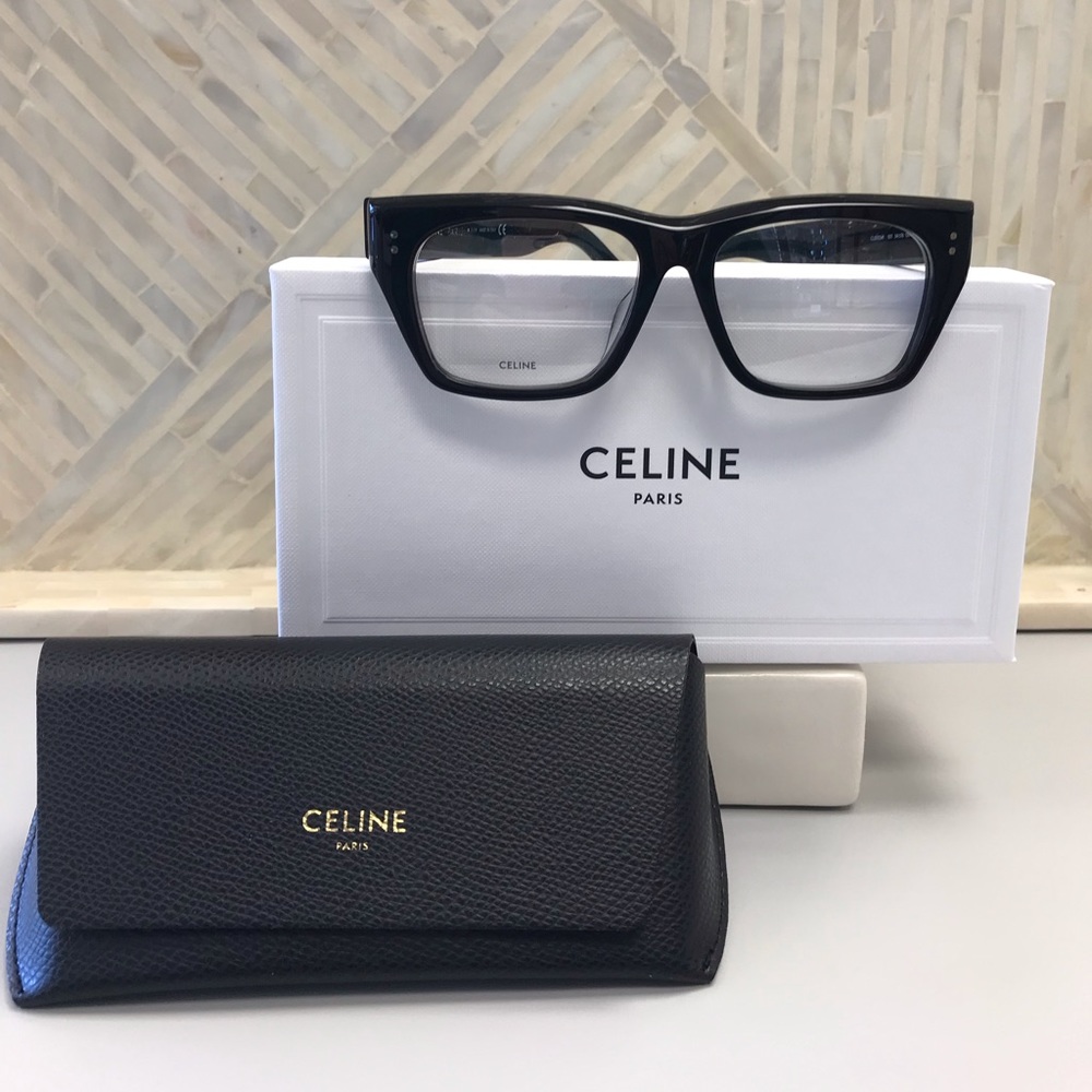 Brand new Celine eyeglass frame with case, box and cleaning cloth